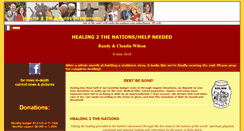 Desktop Screenshot of healing2thenations.net
