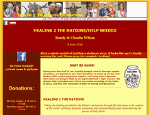 Tablet Screenshot of healing2thenations.net